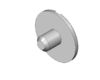 Cylindrical head screw, nickel-platedPos. 22 = Screw for click