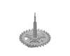 Minute counting wheel, 30 min.