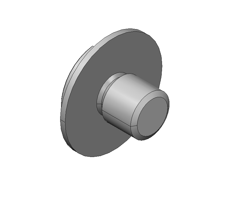 Vis à tête cylindrique avec collerette