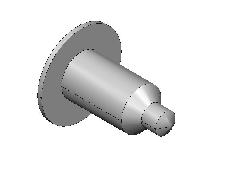 Vis à tête cylindrique avec collerette