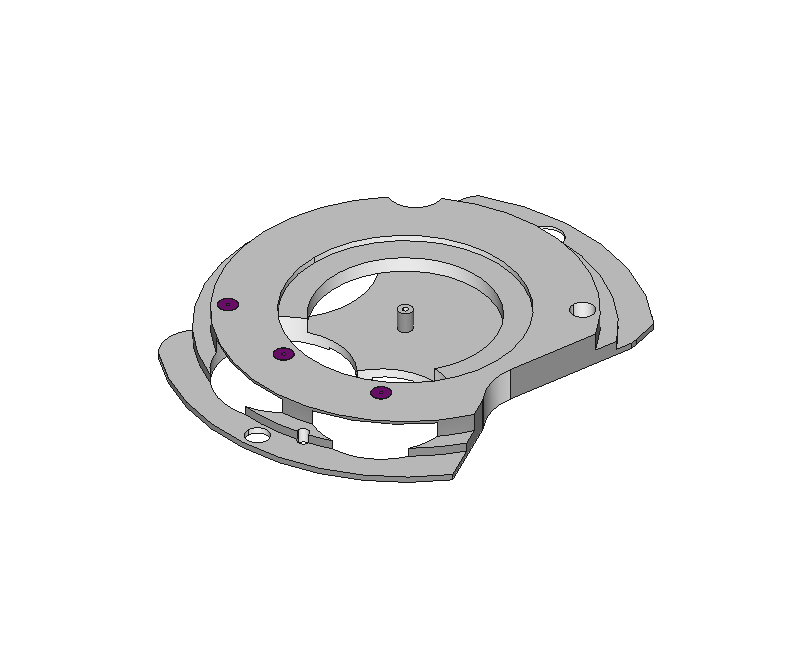 Bâti du dispositif automatique, empierré