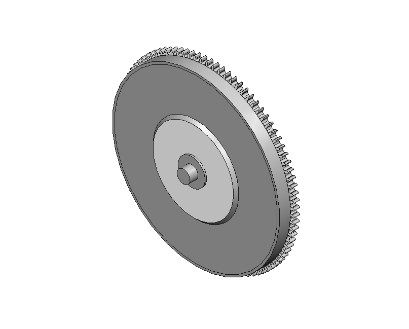 Cubo completo de máquina, niquelado