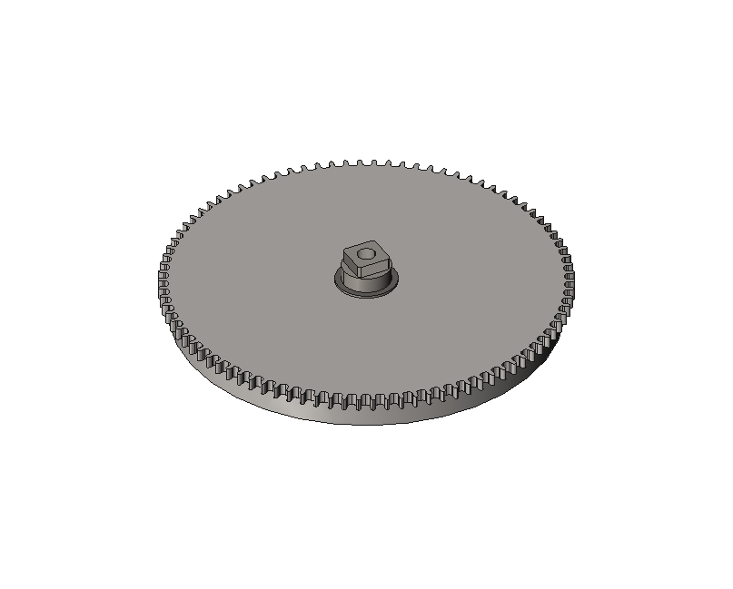 Cubo completo de máquina, niquelado