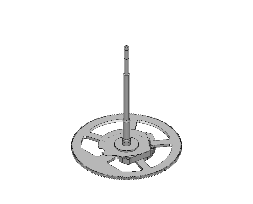 Roue de chronographe 60 s, 30 min, AIG 2